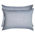 Linen Standard Pillowcase Set - Chambray-Bedding-Greenhouse-Greenhouse Interiors