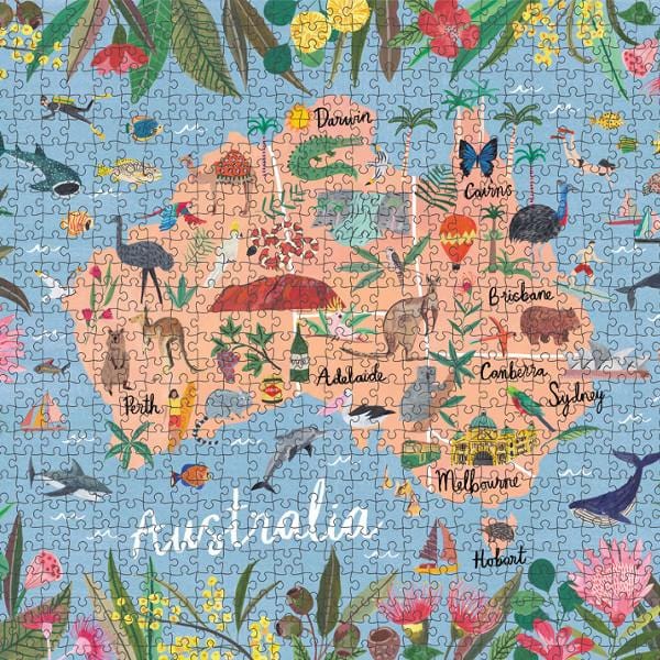 1000 Piece Puzzle - Australia-Puzzles-Journey of Something-Greenhouse Interiors