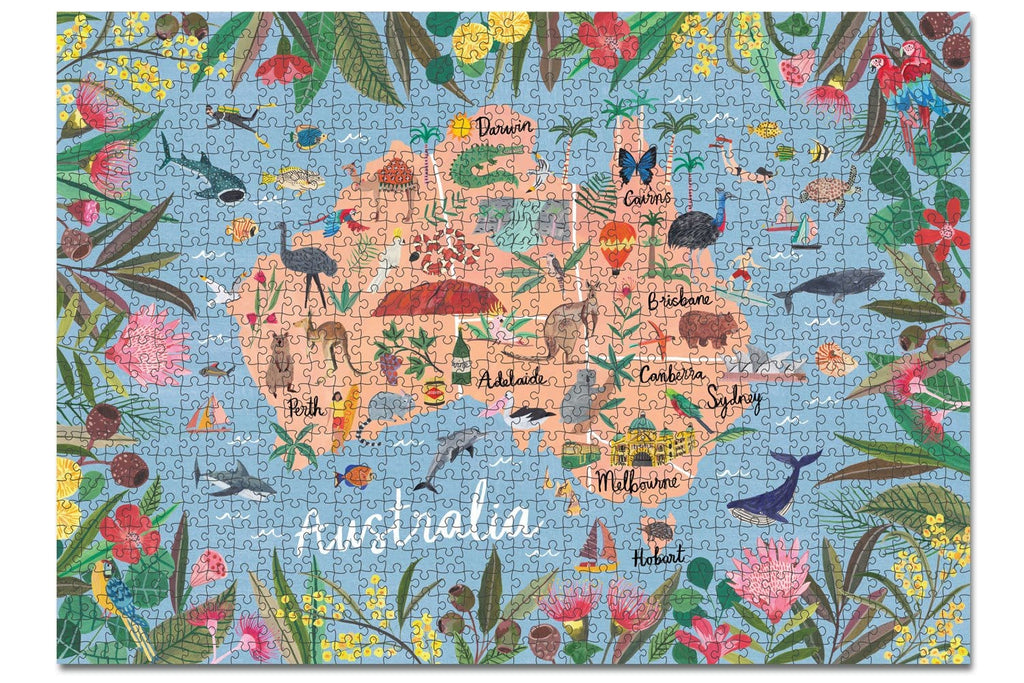 1000 Piece Puzzle - Australia-Puzzles-Journey of Something-Greenhouse Interiors