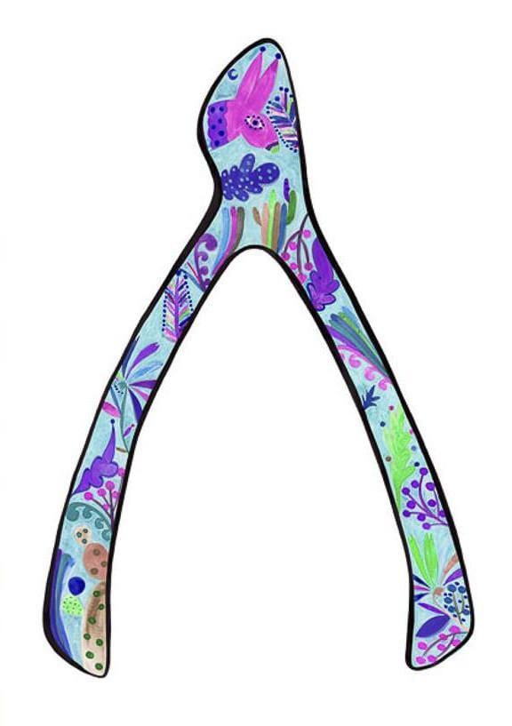 Wishbone Cools - Print-Prints-Madeleine Stamer-Greenhouse Interiors