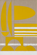 Yellow Stucco - Original Art-Original Art-Studio Elwood-Greenhouse Interiors Pty Ltd