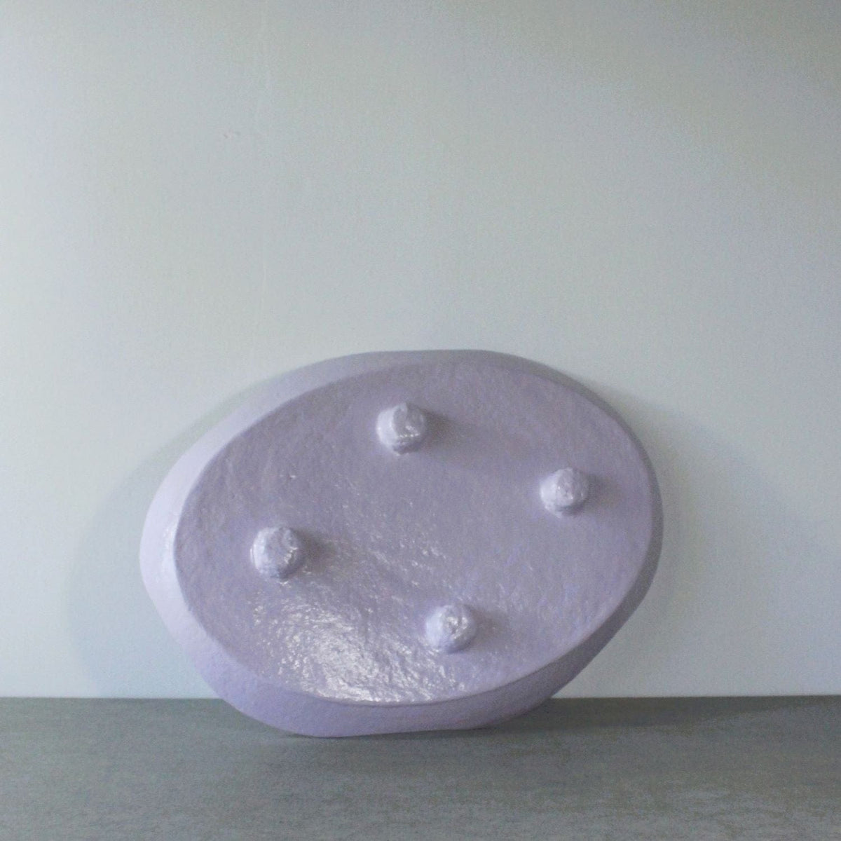Wavy Oval Platter - Lilac