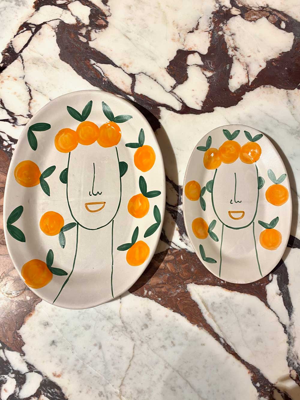 Arancia Plate ~ Oval Aperitivo-Ceramics-Avenue Lane-Greenhouse Interiors Pty Ltd