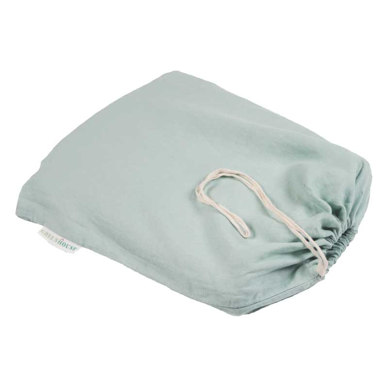Linen Fitted Sheet - Sea Mist-Bedding-Greenhouse-Greenhouse Interiors