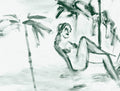Tyrian Girl - Limited Edition Print-Prints-Marcia Priestley-Greenhouse Interiors Pty Ltd