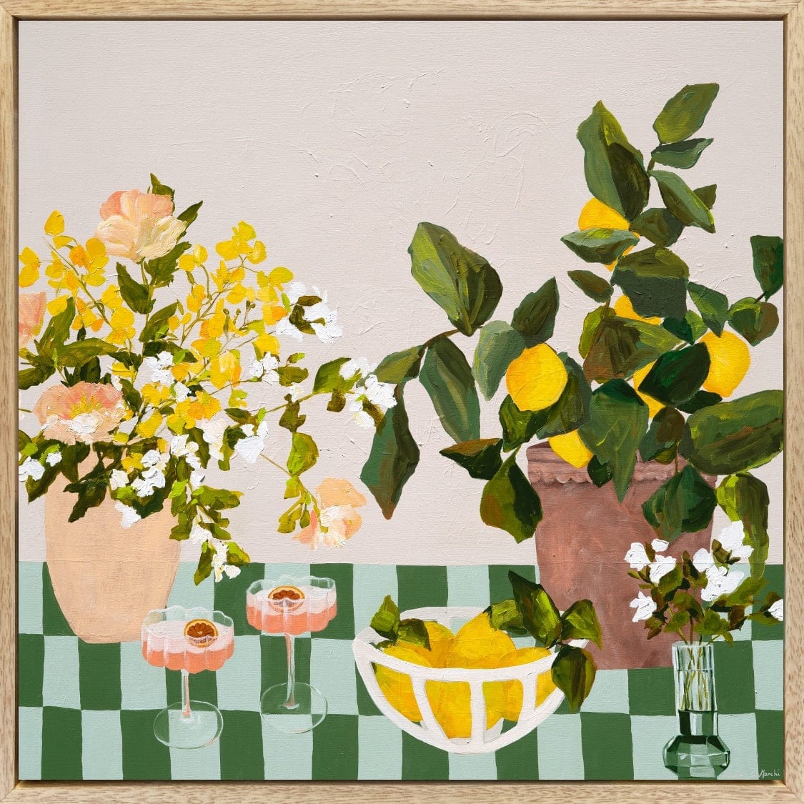 Alfresco Lemons - Limited Edition Print