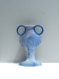 The Ebb Vase In Blue-Ceramics-Formantics-Greenhouse Interiors Pty Ltd