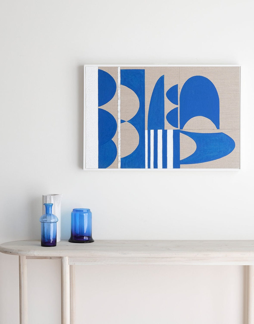Greek Blue Stucco - Original Art