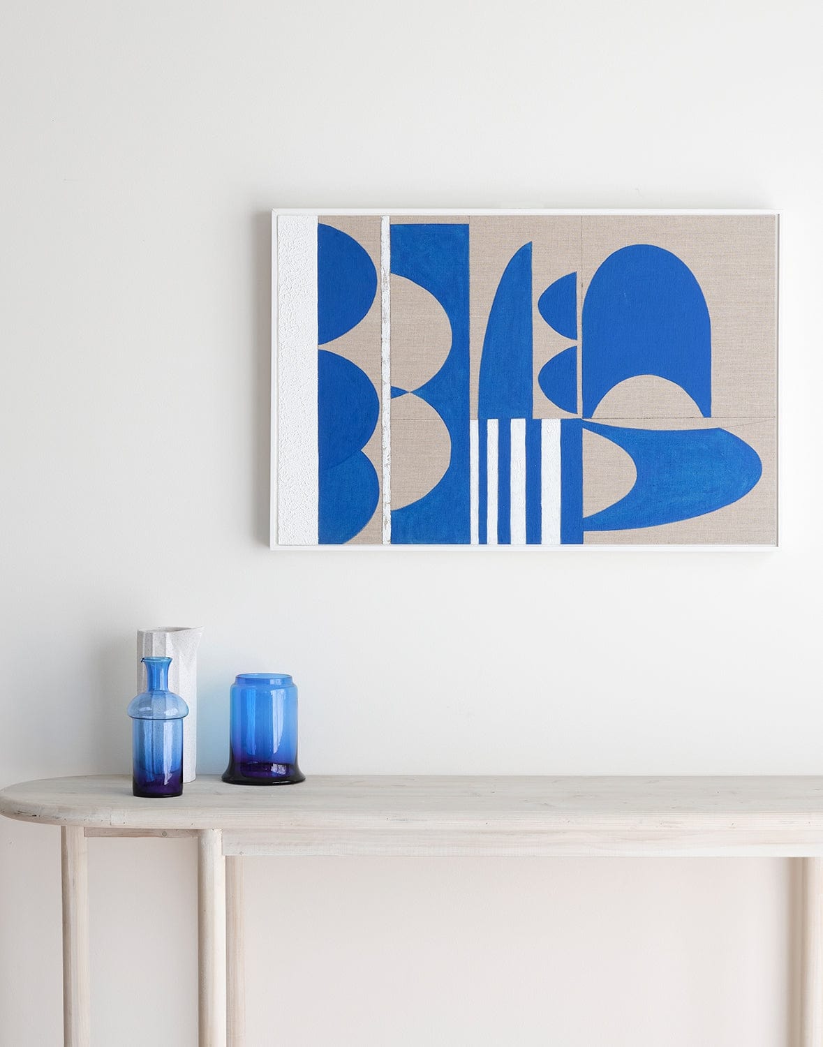 Greek Blue Stucco - Original Art