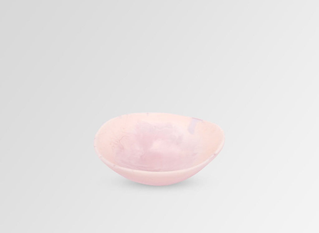 Resin Flow Soy Dish - Shell Pink