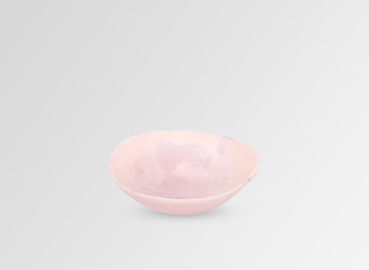 Resin Flow Soy Dish - Shell Pink