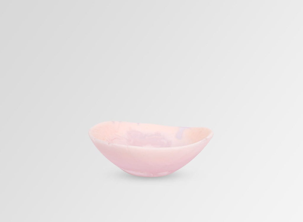 Resin Flow Soy Dish - Shell Pink