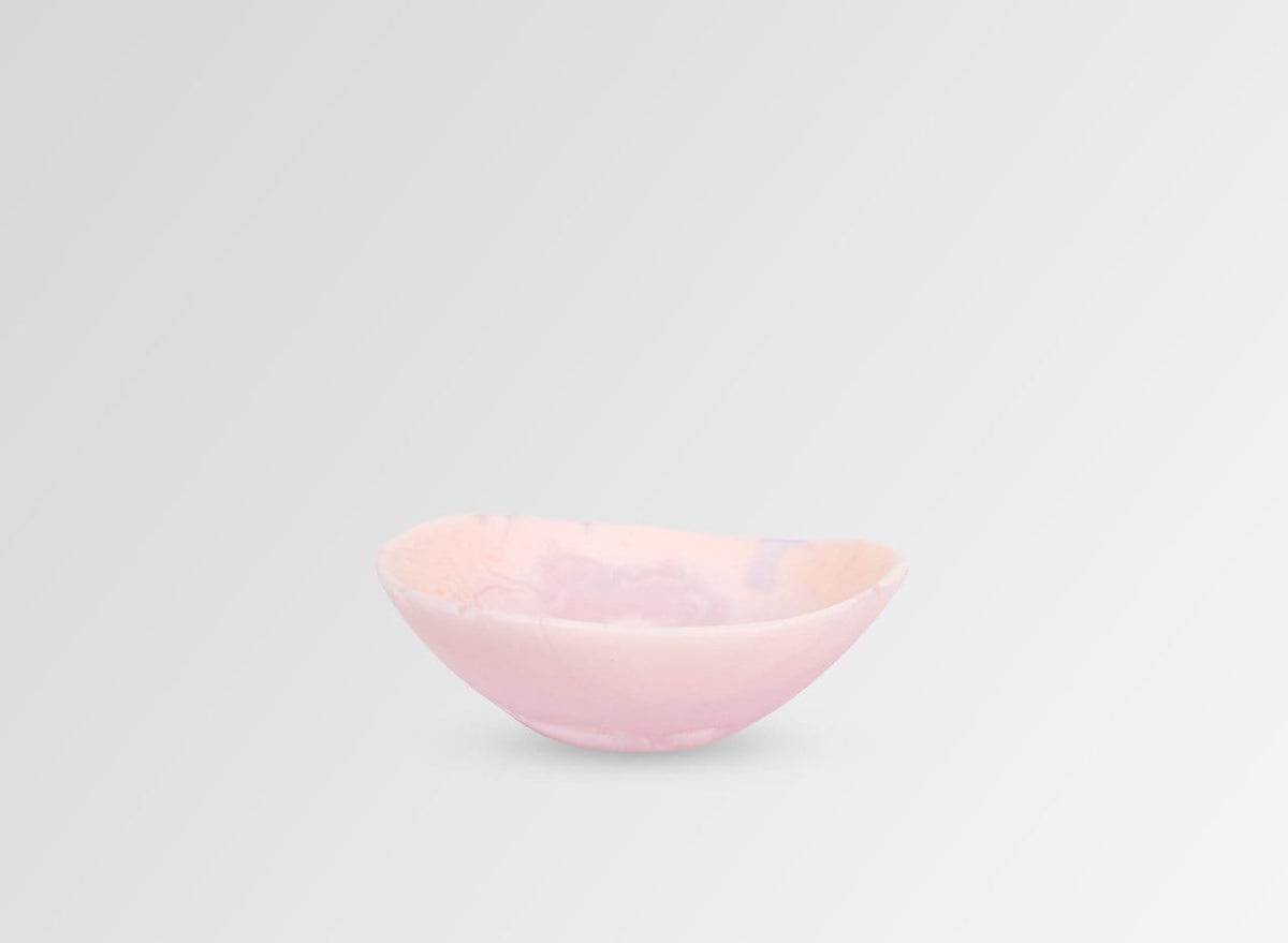 Resin Flow Soy Dish - Shell Pink