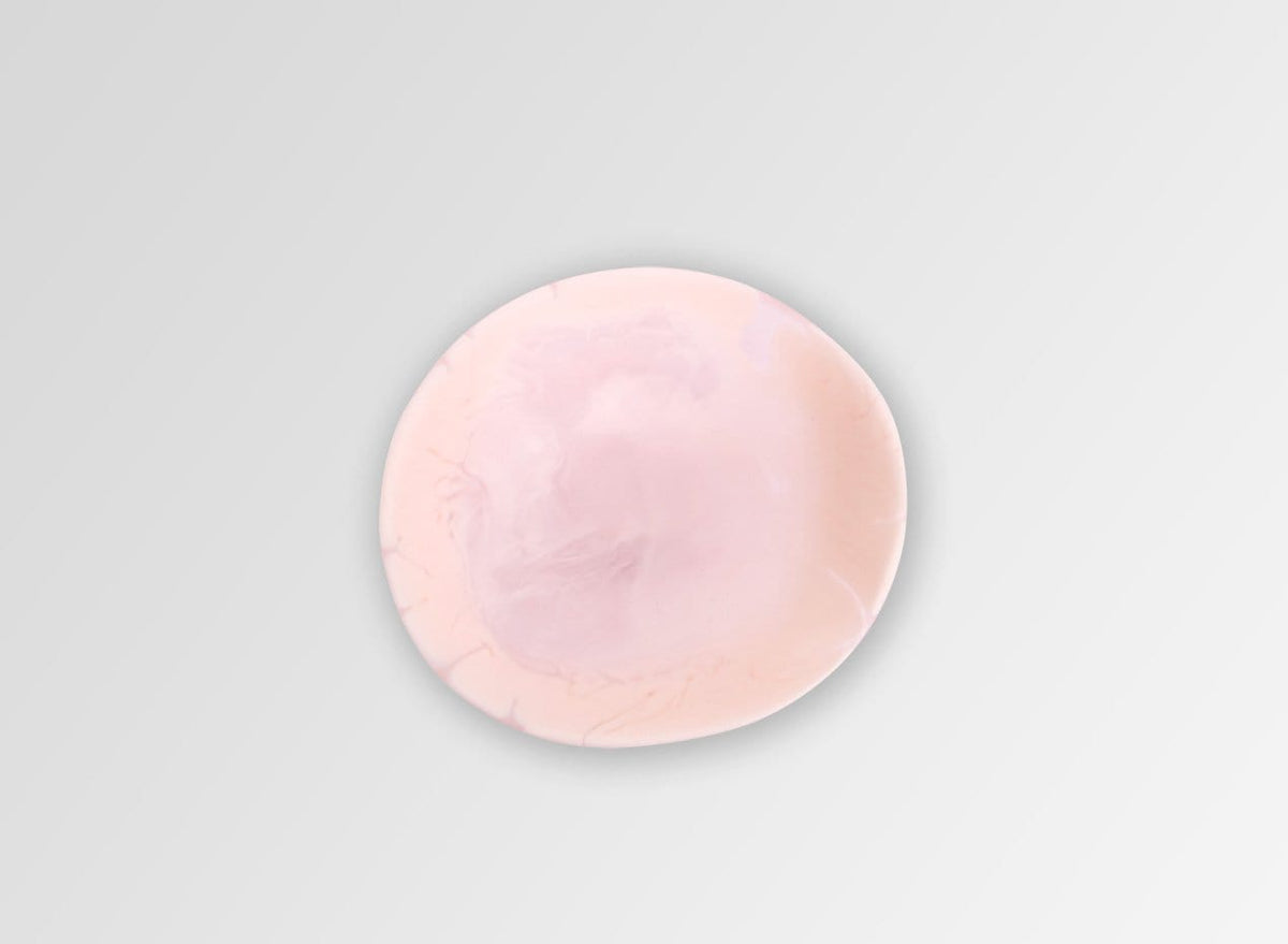 Resin Flow Soy Dish - Shell Pink