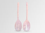 Resin Long Stone Servers - Shell Pink