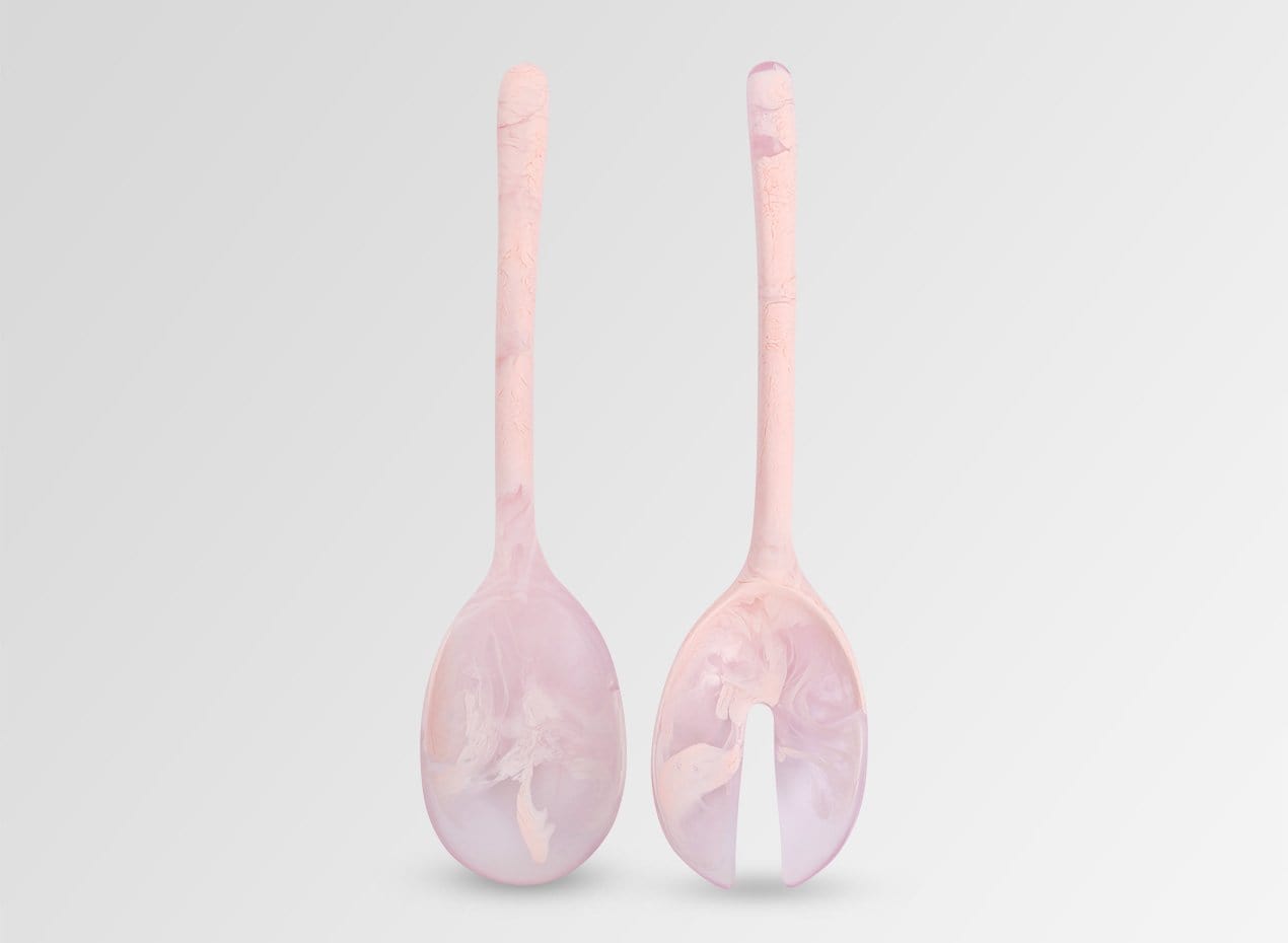 Resin Long Stone Servers - Shell Pink