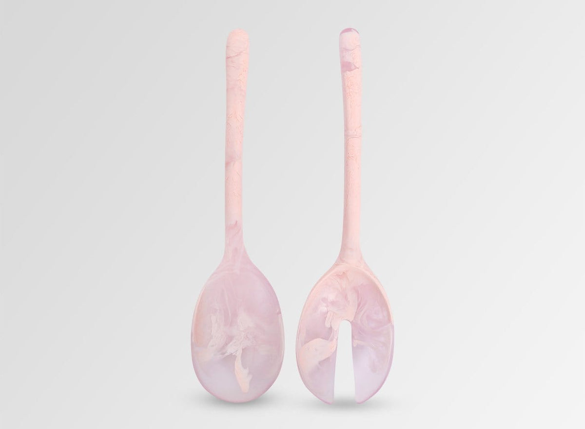 Resin Long Stone Servers - Shell Pink