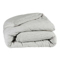 Black Pinstripe – Linen Duvet Cover-Bedding-Greenhouse-Greenhouse Interiors Pty Ltd