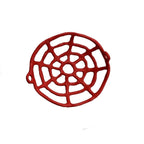 Red Porcelain Fruit Bowl