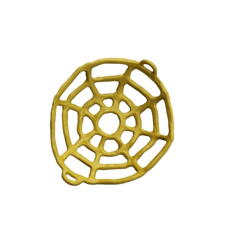 Yellow Porcelain Fruit Bowl