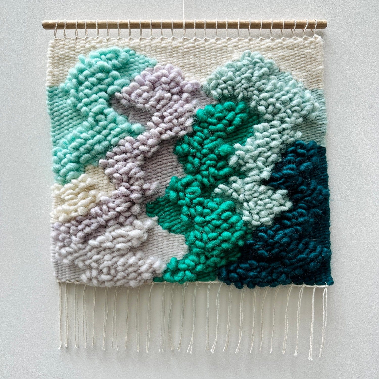 Iris Mini 1 - Handwoven Art