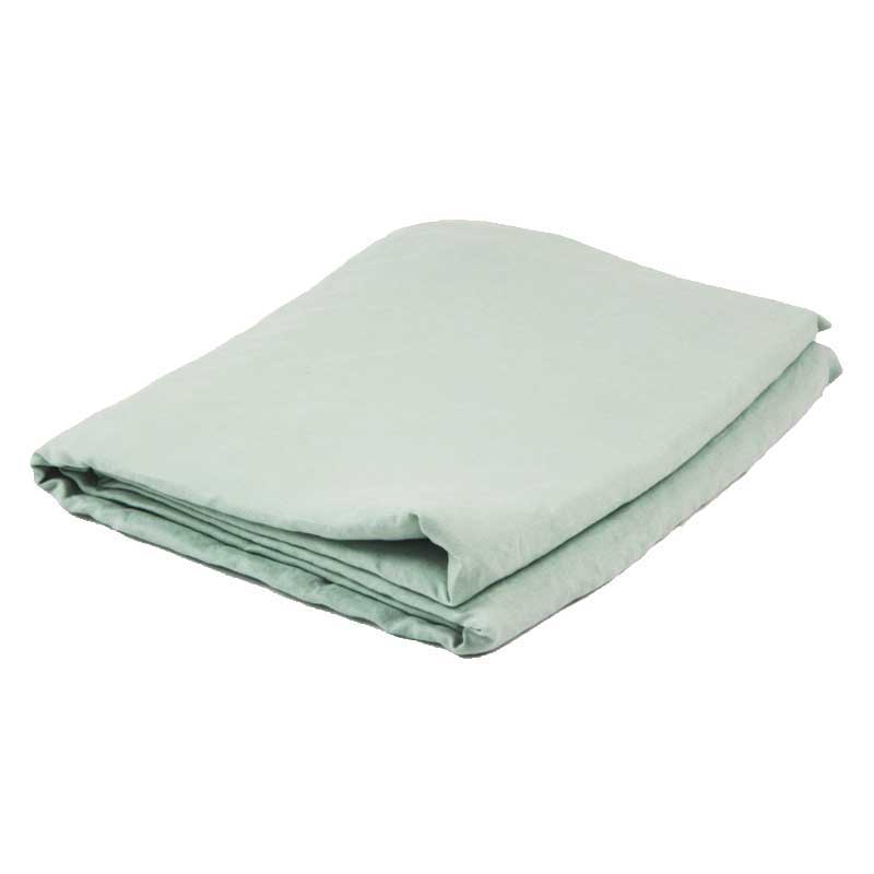 Linen Fitted Sheet - Sea Mist-Bedding-Greenhouse-Greenhouse Interiors
