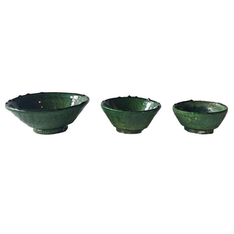 Moroccan Tamegroute Bowls - Green