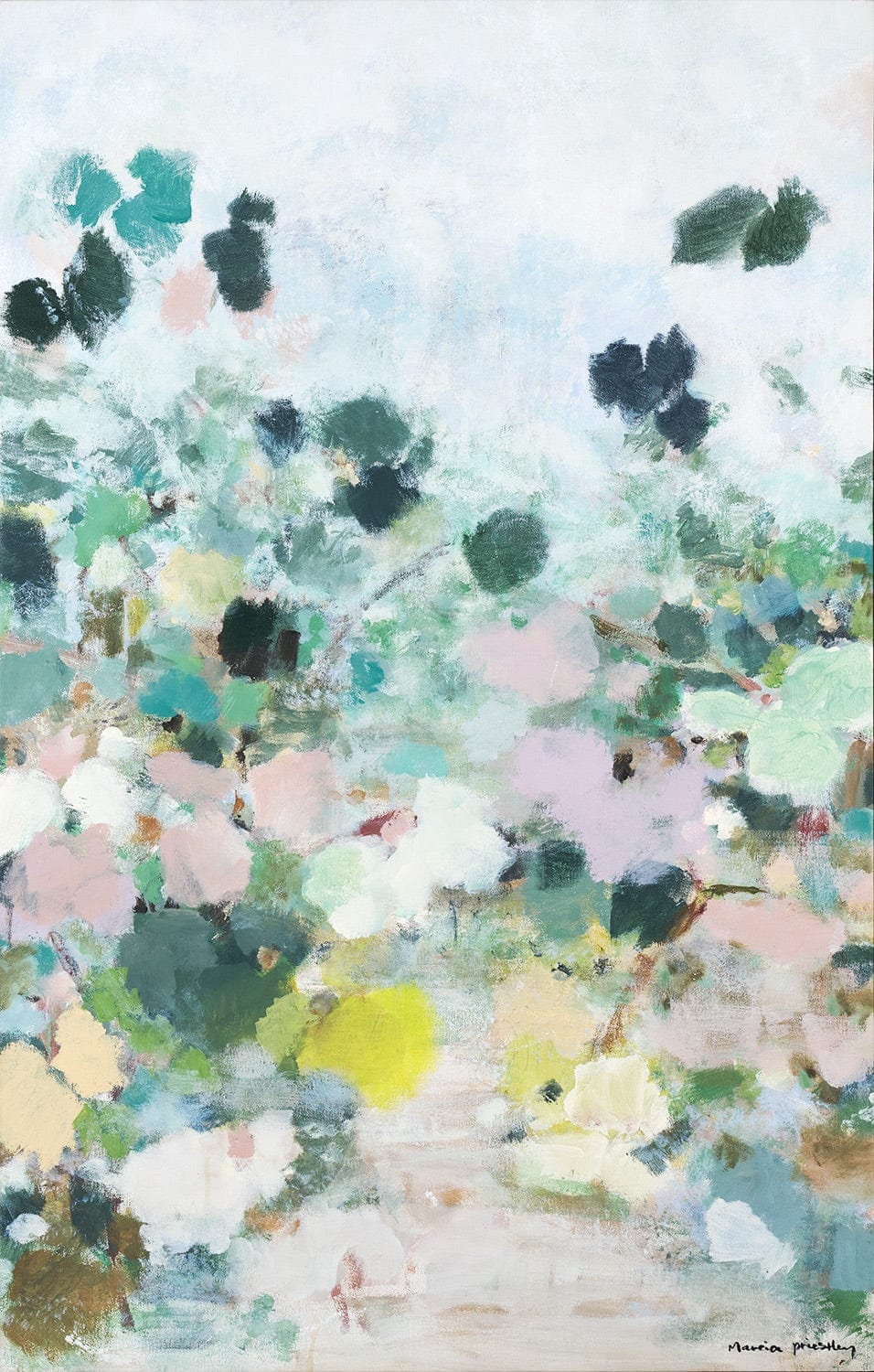 Pompon Garden II - Original Painting