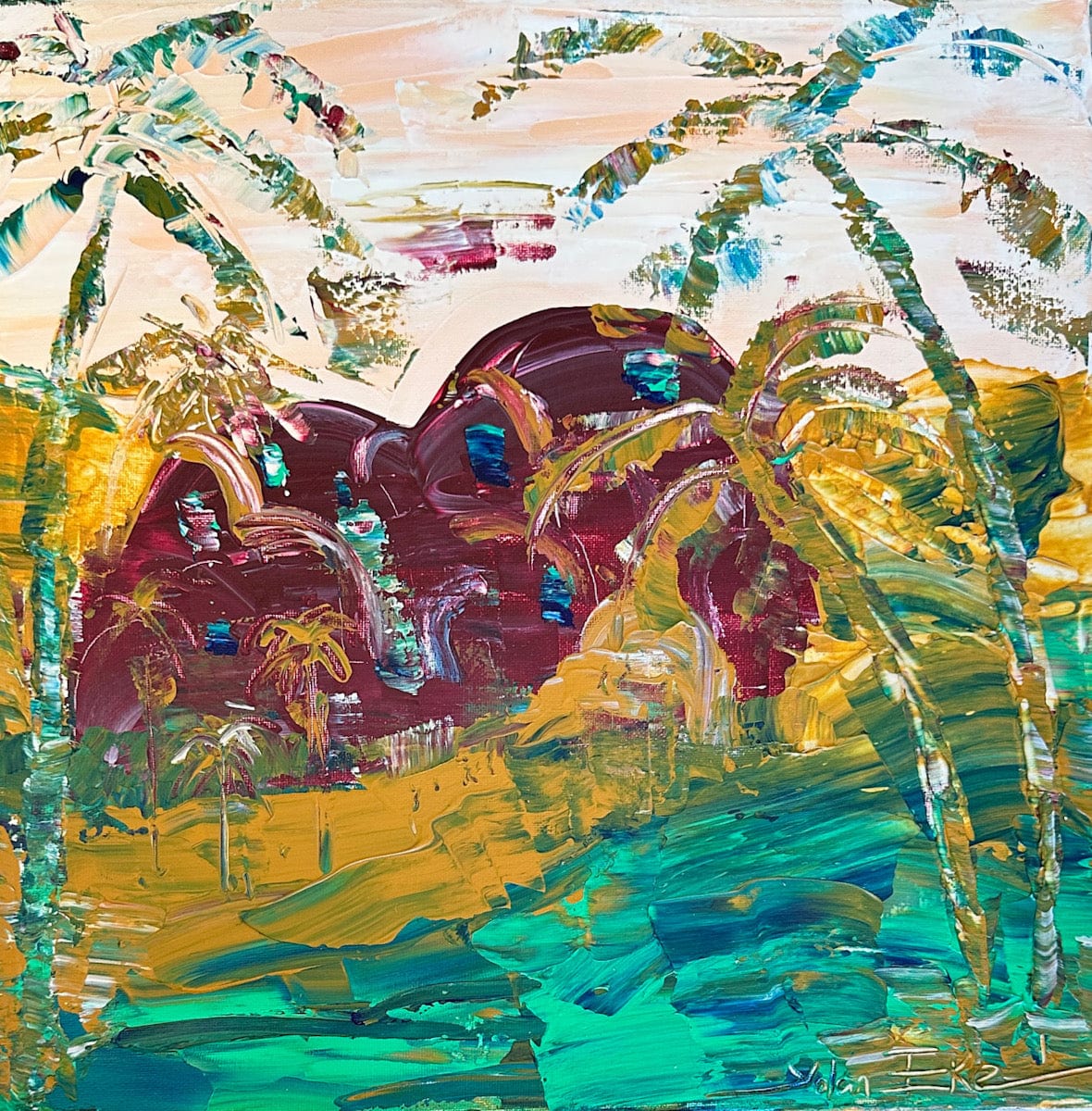Reservation At The Riad - Original Artwork