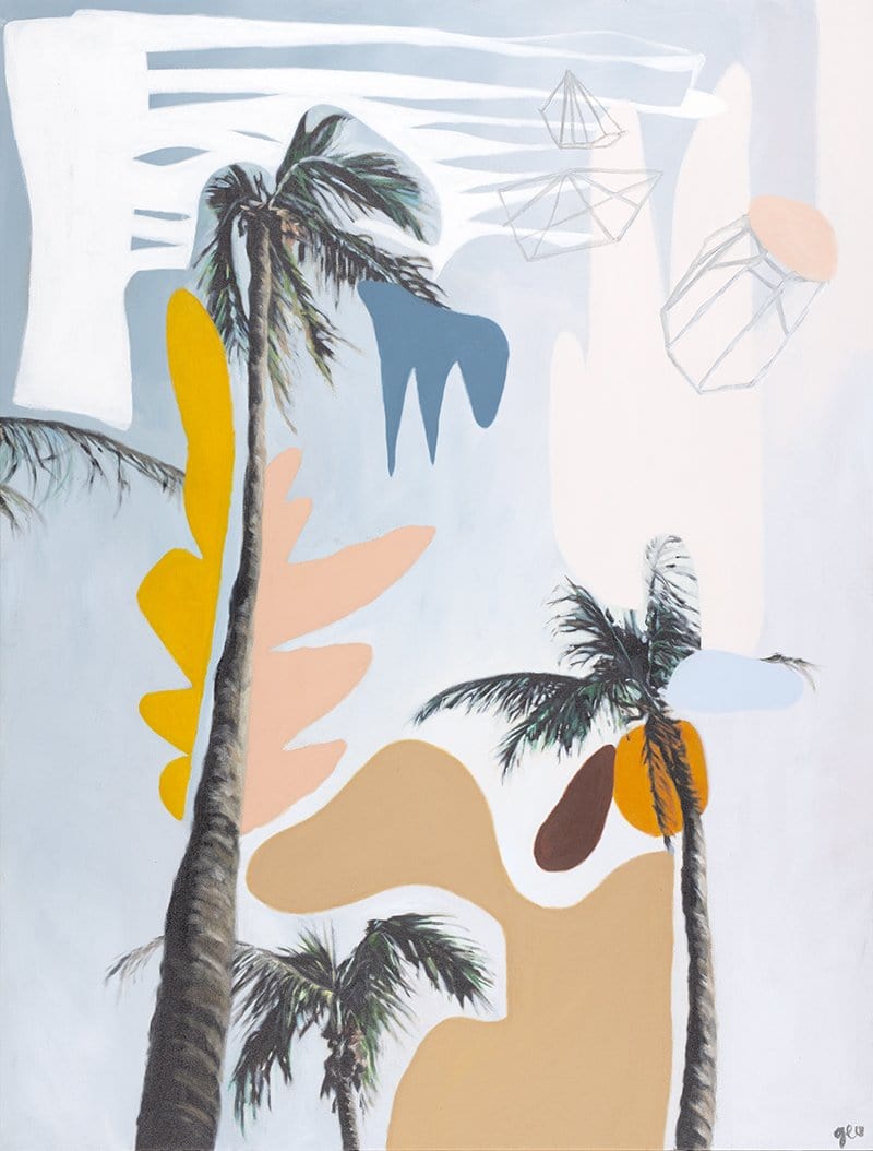 Jewel Sky Palms - Limited Edition Print-Prints-Georgie Wilson-Greenhouse Interiors