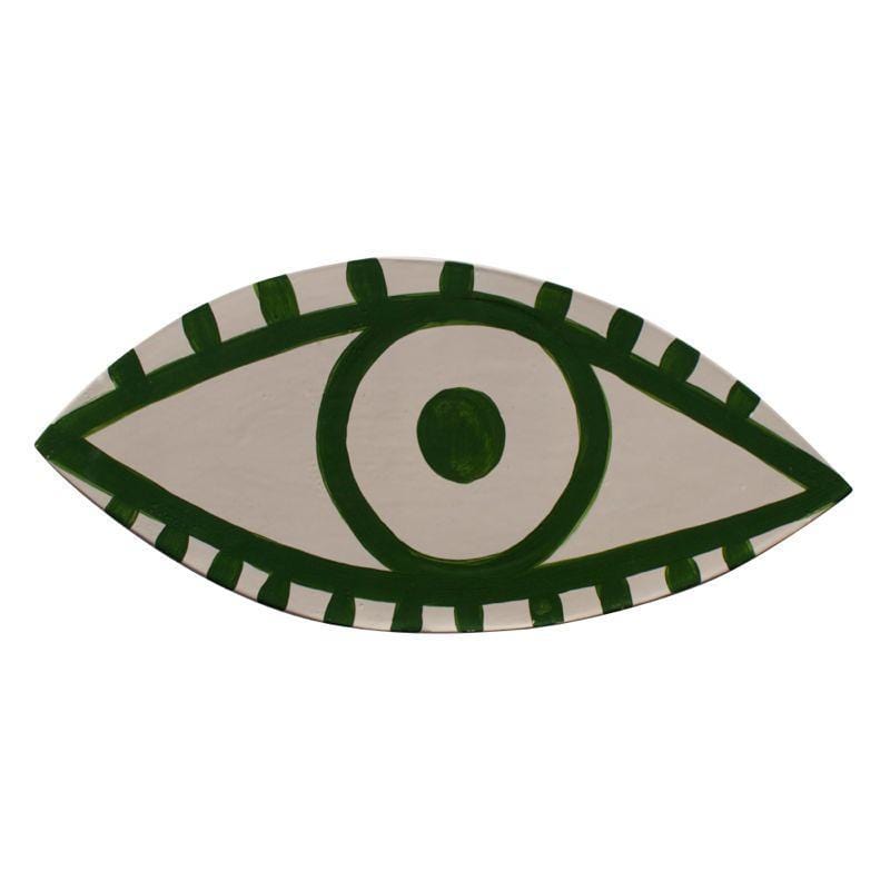 Green Looksie Eye-Ceramics-Kaz Ceramics-Greenhouse Interiors