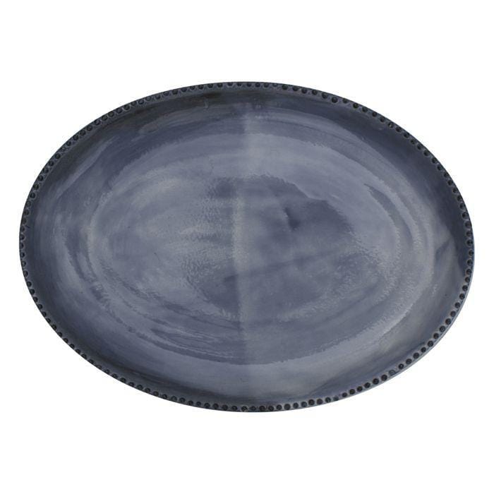Large Sister Plate - Grey-Ceramics-Kaz Ceramics-Greenhouse Interiors