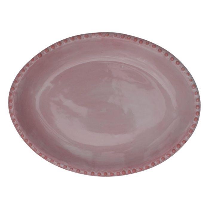 Large Sister Plate - Pink-Ceramics-Kaz Ceramics-Greenhouse Interiors