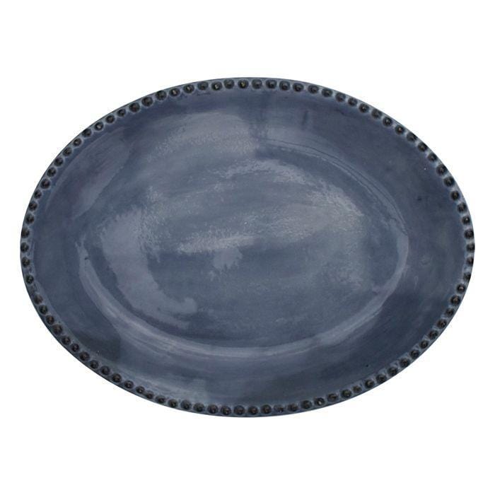 Small Sister Plate - Grey-Ceramics-Kaz Ceramics-Greenhouse Interiors