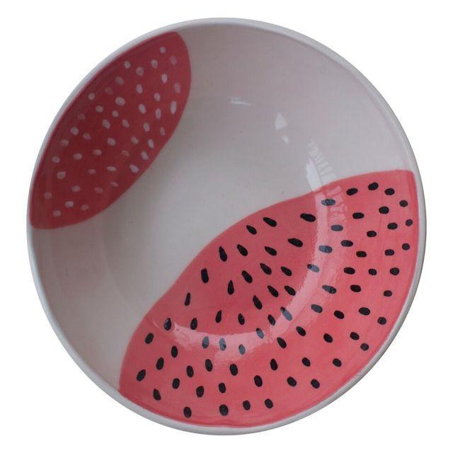 Watermelon Mountain Bowl - Medium-Ceramics-Kaz Ceramics-Greenhouse Interiors