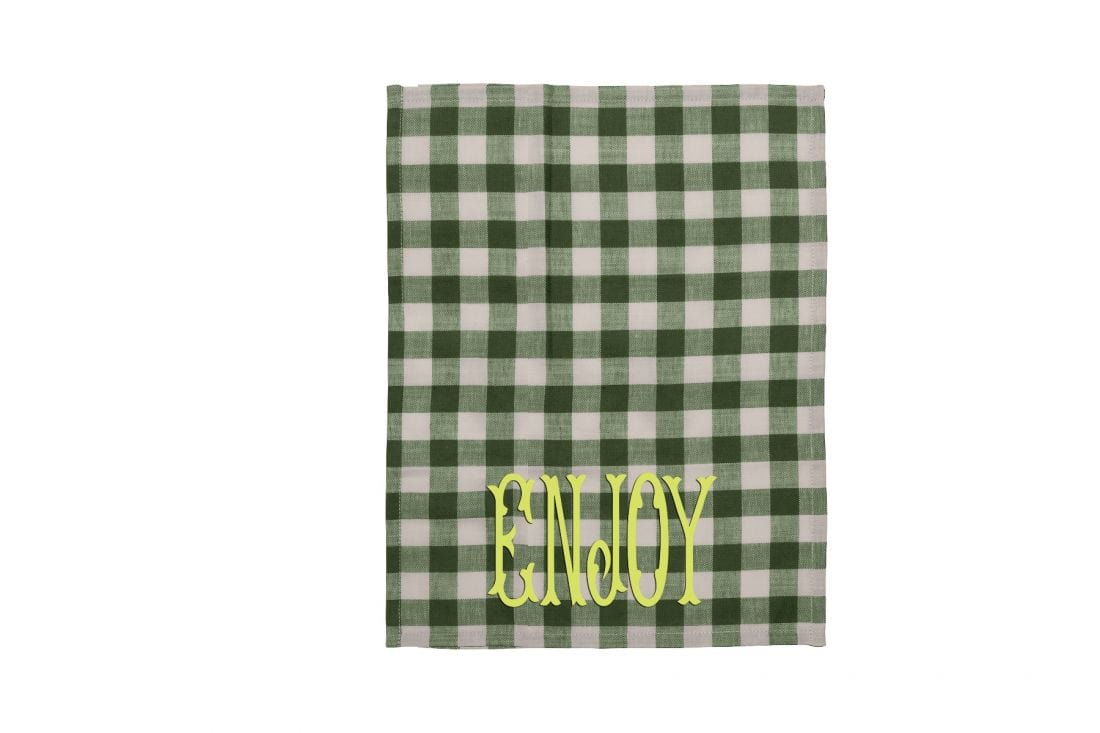 Bitossi Tea Towel - Enjoy