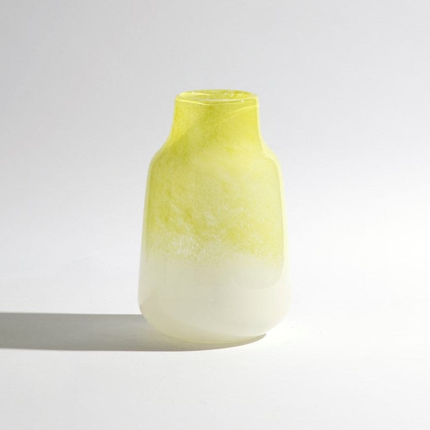 Madison Vase - Yellow/White