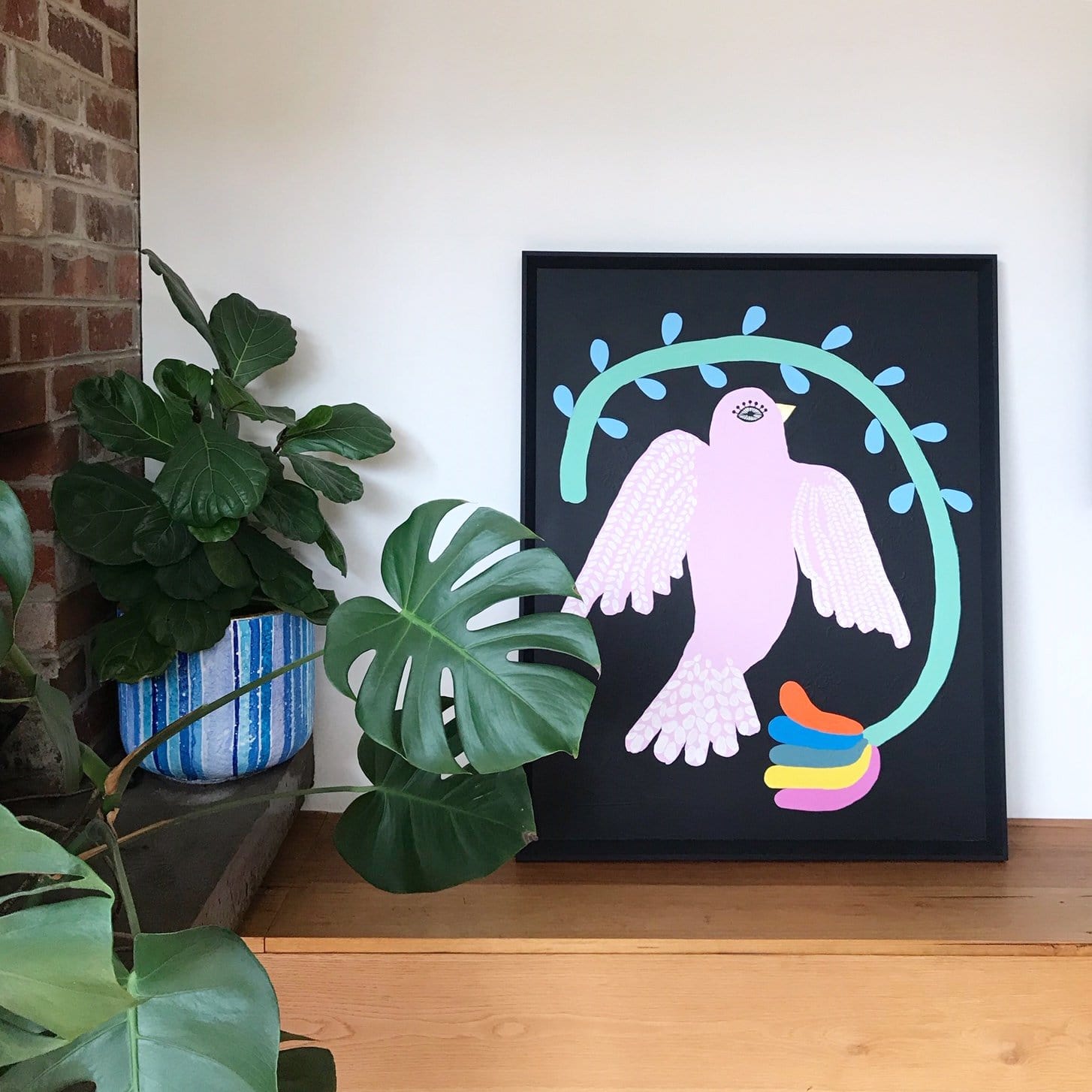Pink Dove - Print-Prints-Madeleine Stamer-Greenhouse Interiors